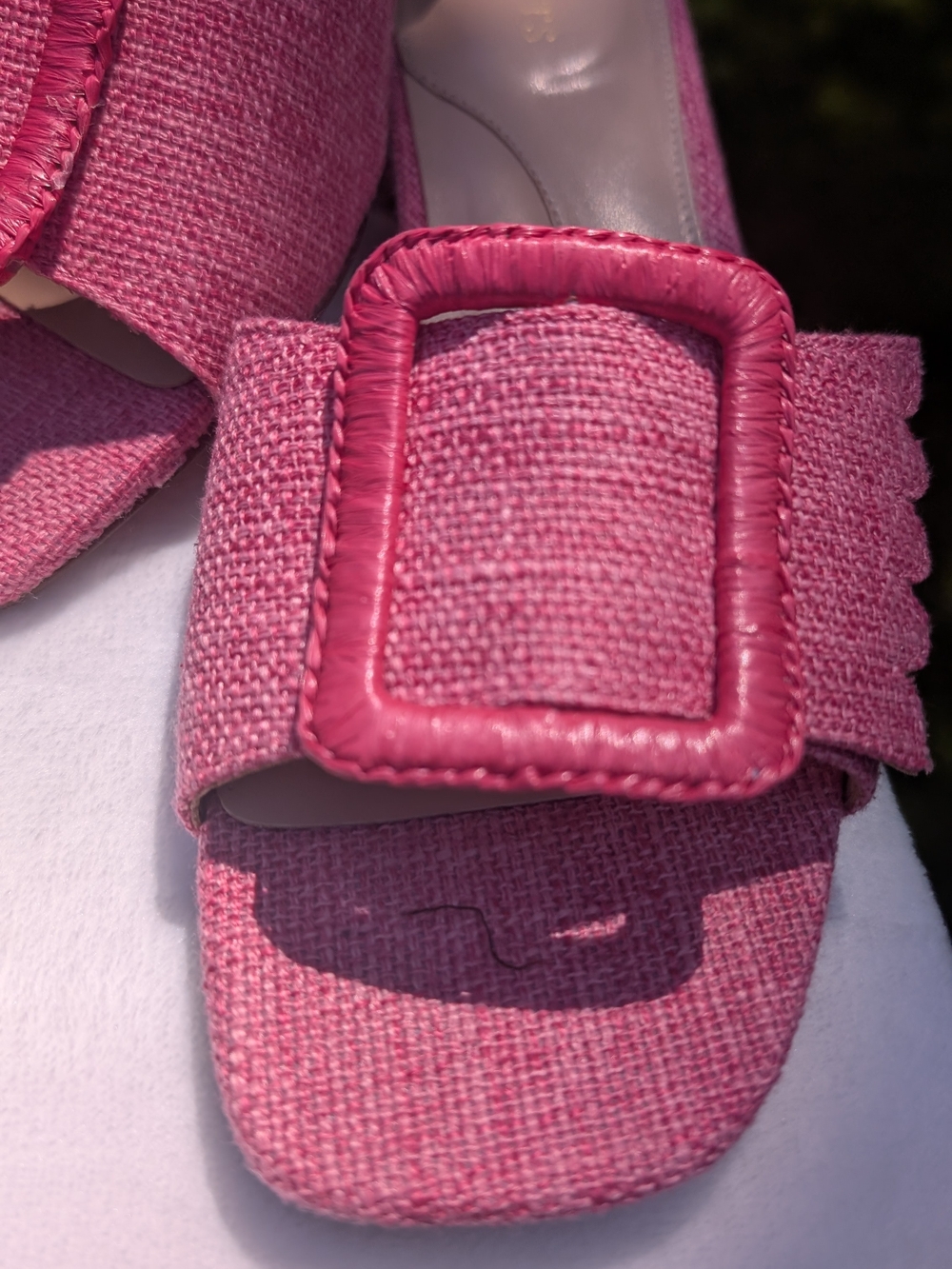 TALBOTS Women’s Pink Buckle Slide Sandals Sz 8.5